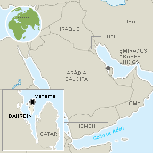 Bahrein é um pequeno Estado do Golfo Pérsico - Arte UOL